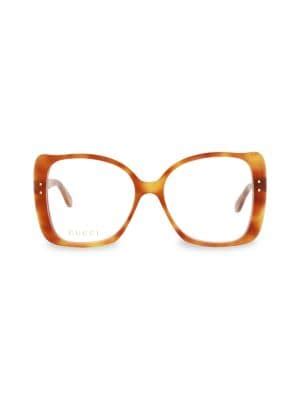 occhiali gucci unqo1a55lu|Gucci 55MM Oversized Butterfly Eyeglasses on SALE .